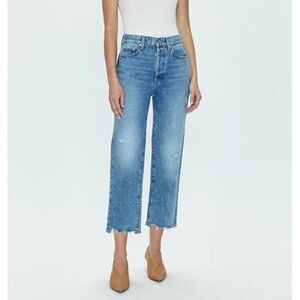 Pistola Cassie Super High Waist Straight Leg Crop